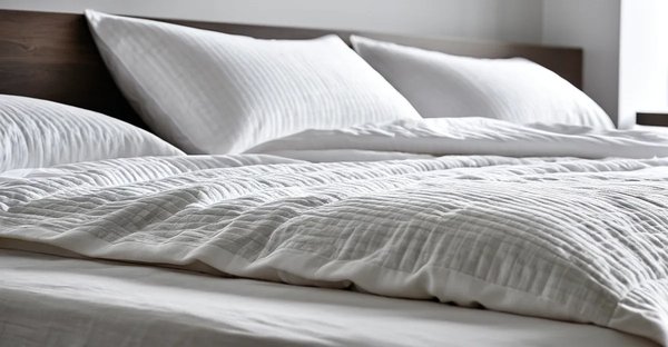 Une parure en lin : confort haut de gamme pour votre lit